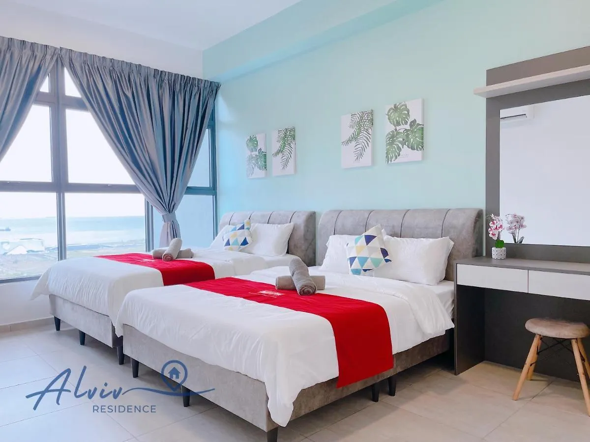 Appartement New! C3001 - Atlantis Melaka 2Br Premium I 5-10 Pax I Sea View I 5Mins To Jonker Malaisie